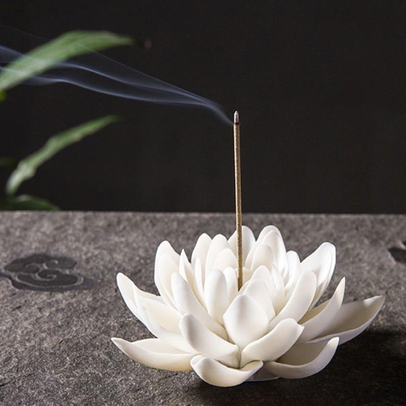 wickedafstore Lotus Leaf Incense Holder