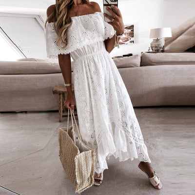 wickedafstore Mackenzie Boho Maxi Dress