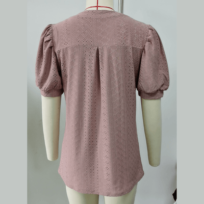 wickedafstore Magnolia Puff Sleeve T Shirt