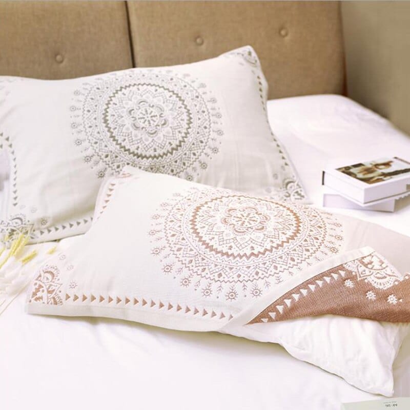 wickedafstore Mandala Soft Pillow Cover