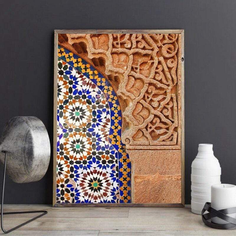wickedafstore Marrakesh Wall Art Canvas
