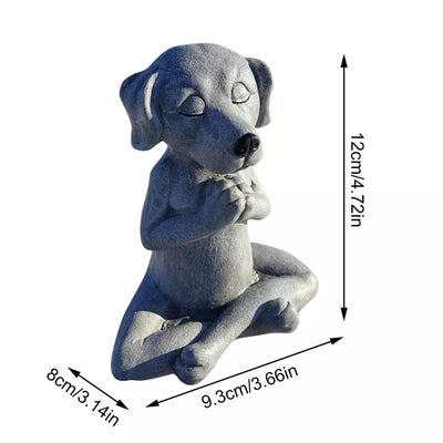 wickedafstore Meditating Dog Figurine