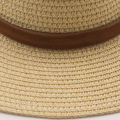 wickedafstore Memphis Straw Fedora Hat
