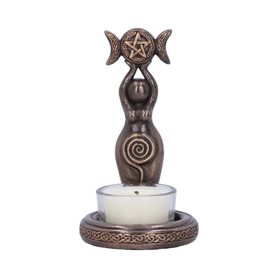 wickedafstore Moon Goddess Tealight Candle Holder