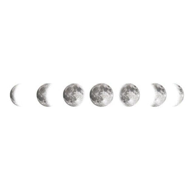 wickedafstore Moon Phases Wall Sticker