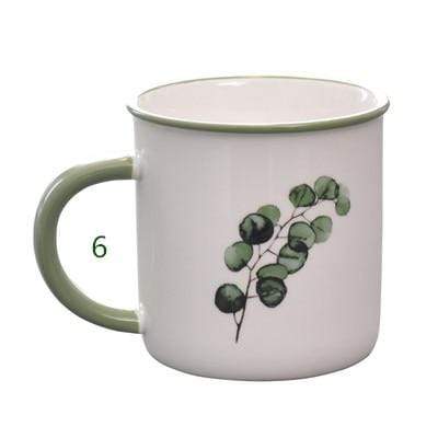 wickedafstore mug 6 Green Plants Mugs