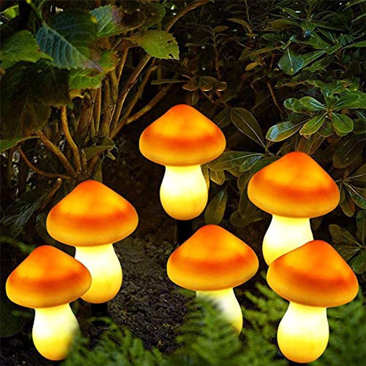 wickedafstore Mushroom Solar Light