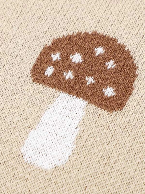 wickedafstore Mushroom Toddler Blanket