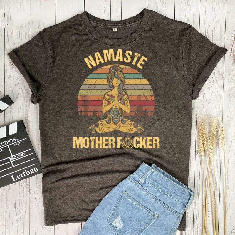 wickedafstore Namaste Motherfucker Tee
