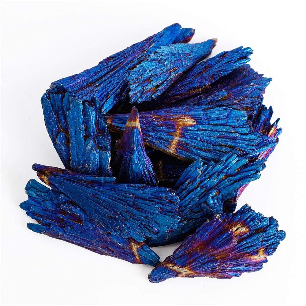 wickedafstore Natural Tourmaline Crystal in Blue Color