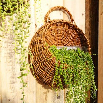 wickedafstore nature L Wall Flower Basket