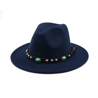 wickedafstore Navy blue / One Size Casual Jazz Hat