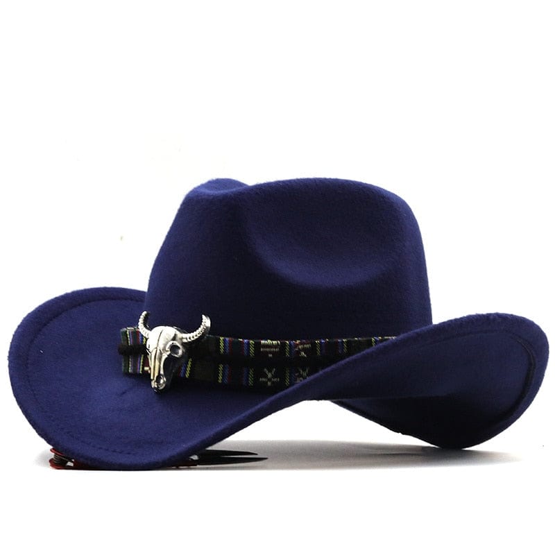 wickedafstore Navy Texas Cancún Cowboy Hat