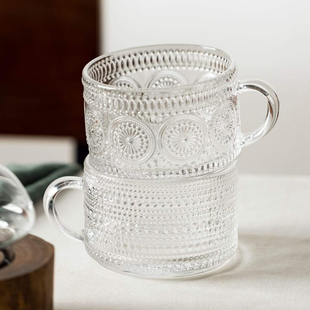 wickedafstore Nordic Elegant Glass Cups