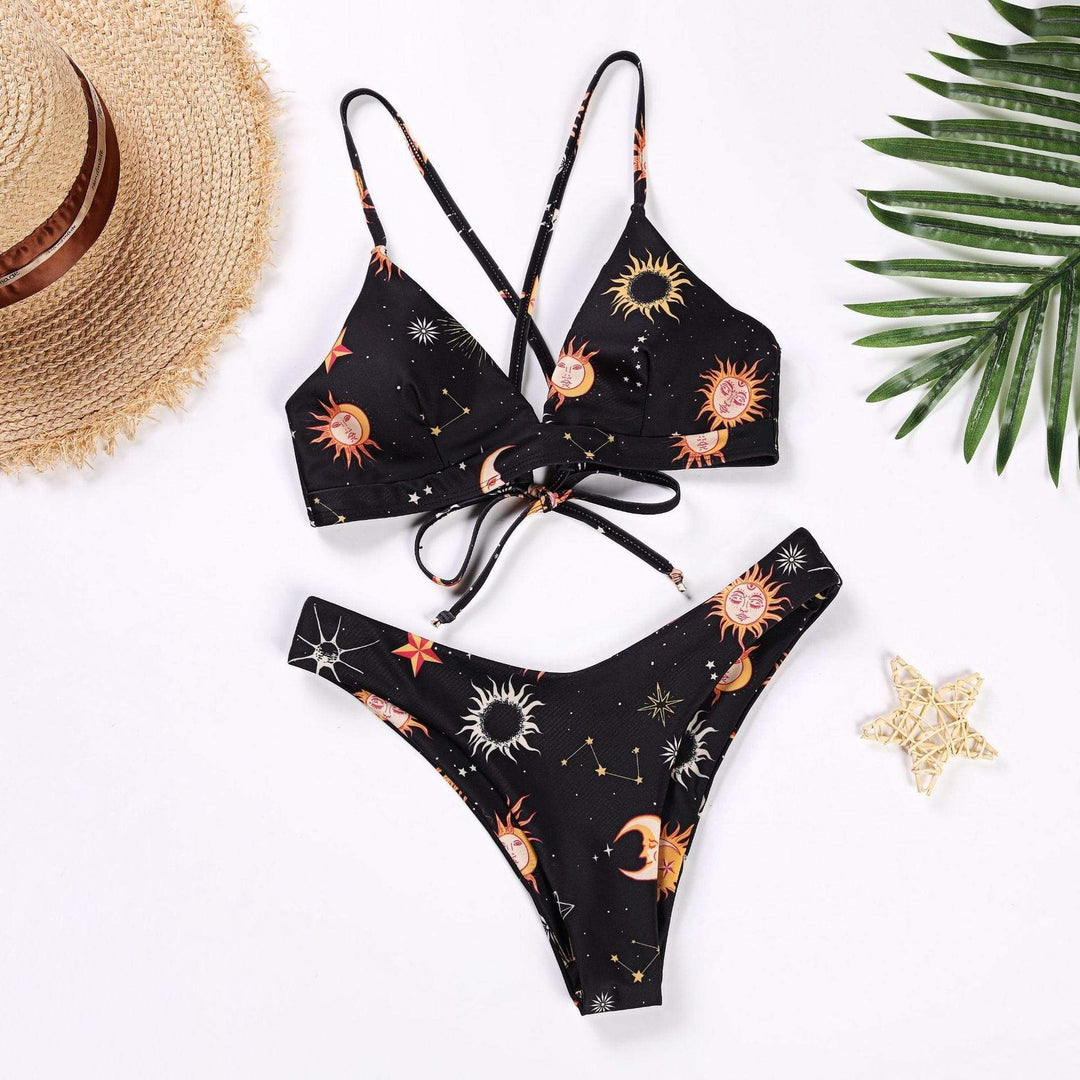 【新品未使用】sandlessmoon moon bikini ブラック wickedafstore-orange-black-l-