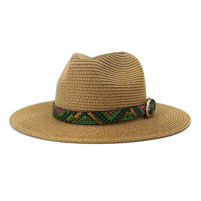 wickedafstore Panama Straw Hat