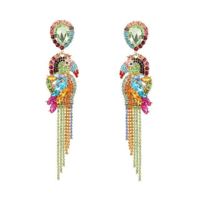 wickedafstore Parrot 1 Colorful Sets of Earrings