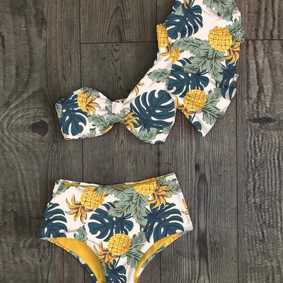 wickedafstore Pineapple Bikini Set