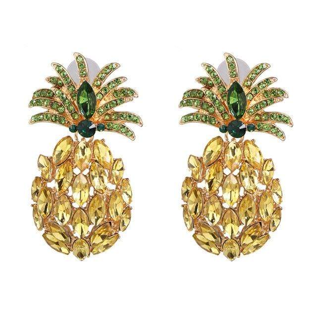 wickedafstore Pineapple Colorful Sets of Earrings