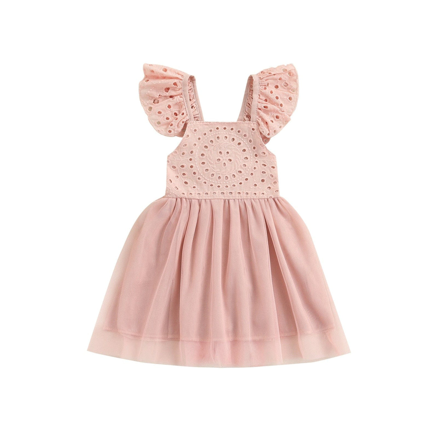 wickedafstore Pink / 3T Emma Lace Tutu Baby Girl Dress