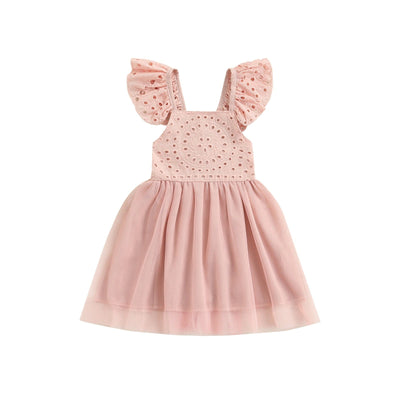wickedafstore Pink / 3T Emma Lace Tutu Baby Girl Dress