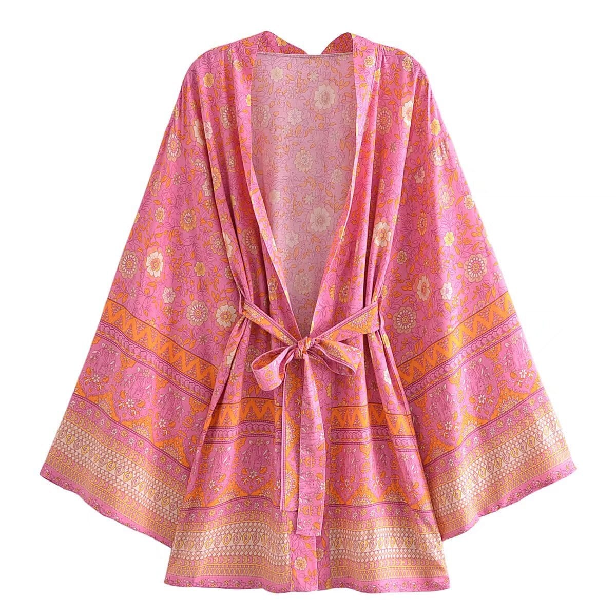 wickedafstore Pink / S Alkmene Boho Kimono