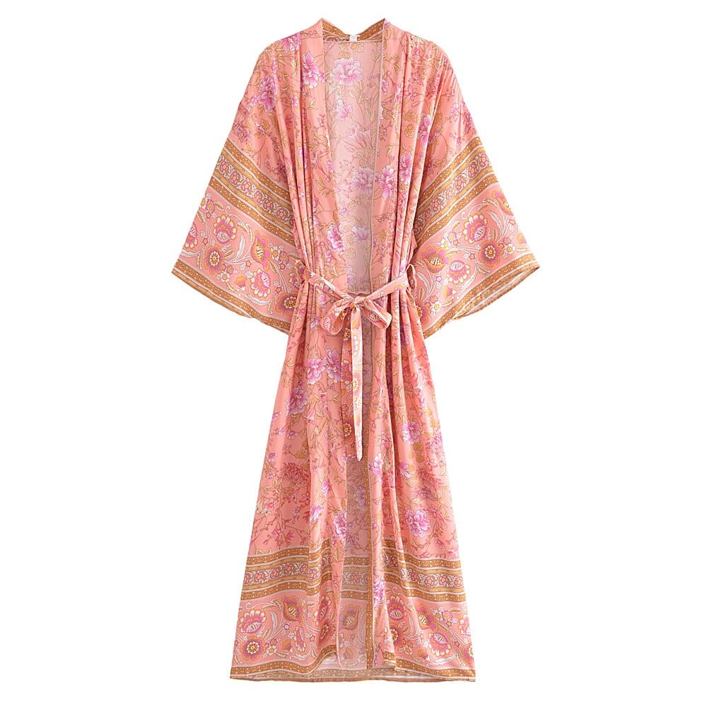 wickedafstore Pink / S Selene Boho Kimono ( 2 Colors )