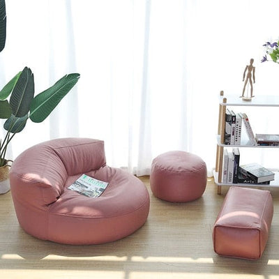 wickedafstore Pink - Set C Bean Bag Sofa Set
