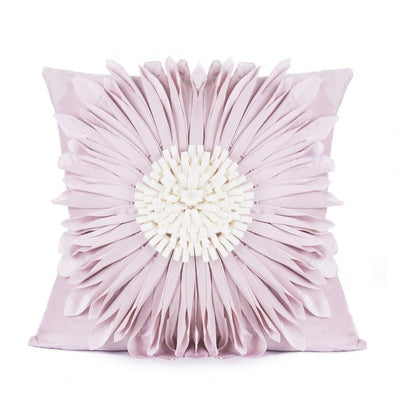 wickedafstore Pink The Chrysanthemum Cushion Cover