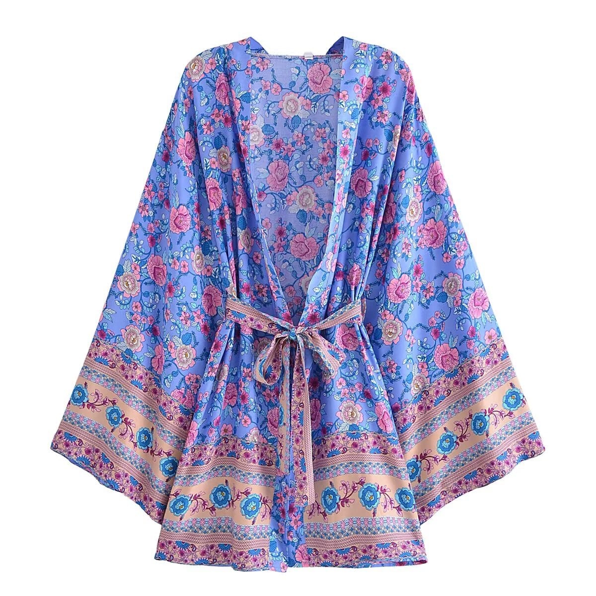 wickedafstore Purple / S Amantha Boho Kimono ( 3 Colors )