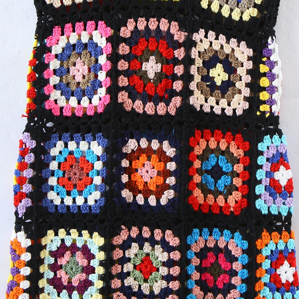 wickedafstore Quinn Crochet Mini Dress