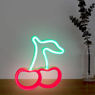 wickedafstore Red Cherry LED Neon Sign