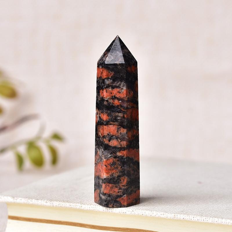 wickedafstore Red Labradorite Crystal Point