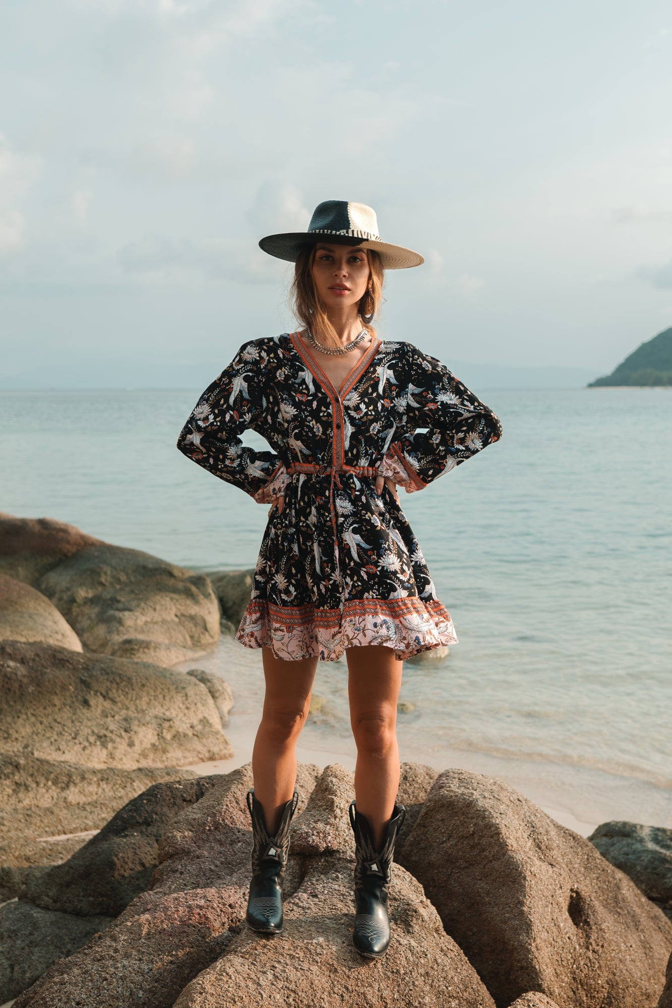 wickedafstore Roma Mini Dress