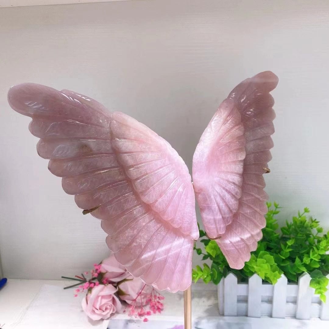wickedafstore Rose Quartz Butterfly Wings