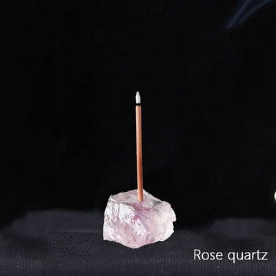 wickedafstore Rose quartz Healing Crystals Incense Holders