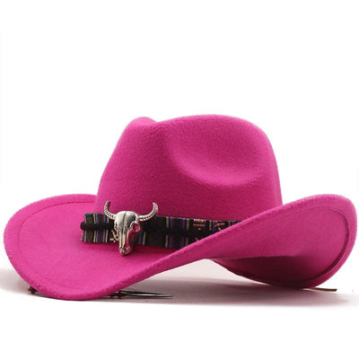 wickedafstore Rose / 56-58cm/ 22.02''-22.81'' Texas Cancún Cowboy Hat