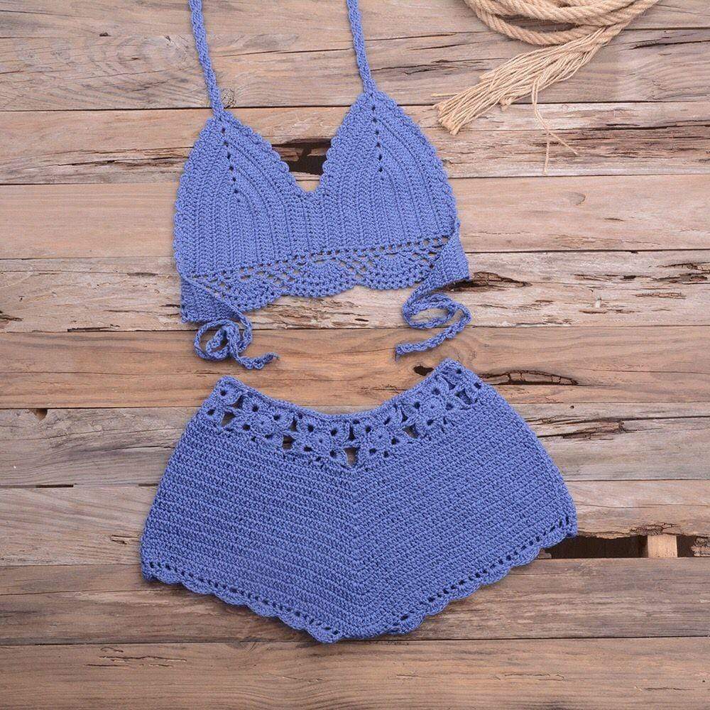 wickedafstore S / Blue Ray Sunshine Knit Set