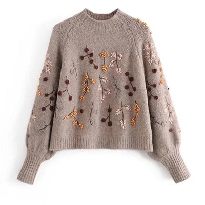 wickedafstore Auburn / S Delilah Knitted Sweater