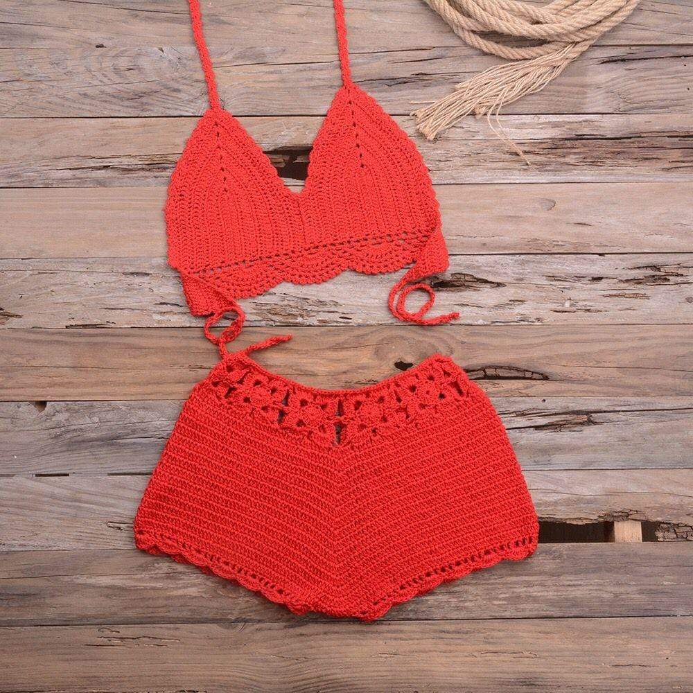 wickedafstore S / Red Ray Sunshine Knit Set