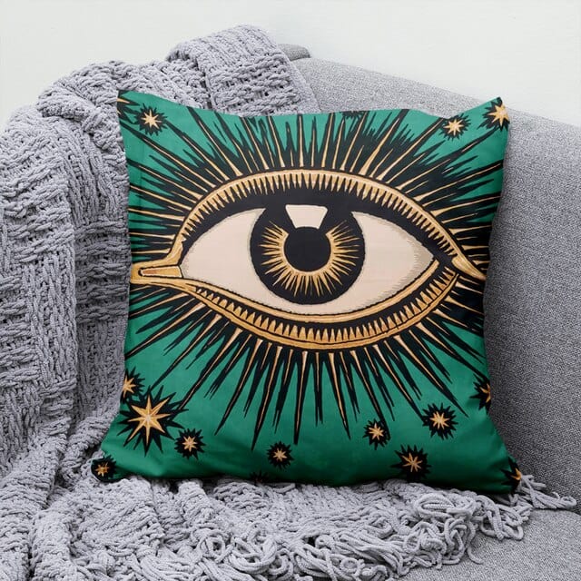 wickedafstore Sacred Eye Cushion Cover