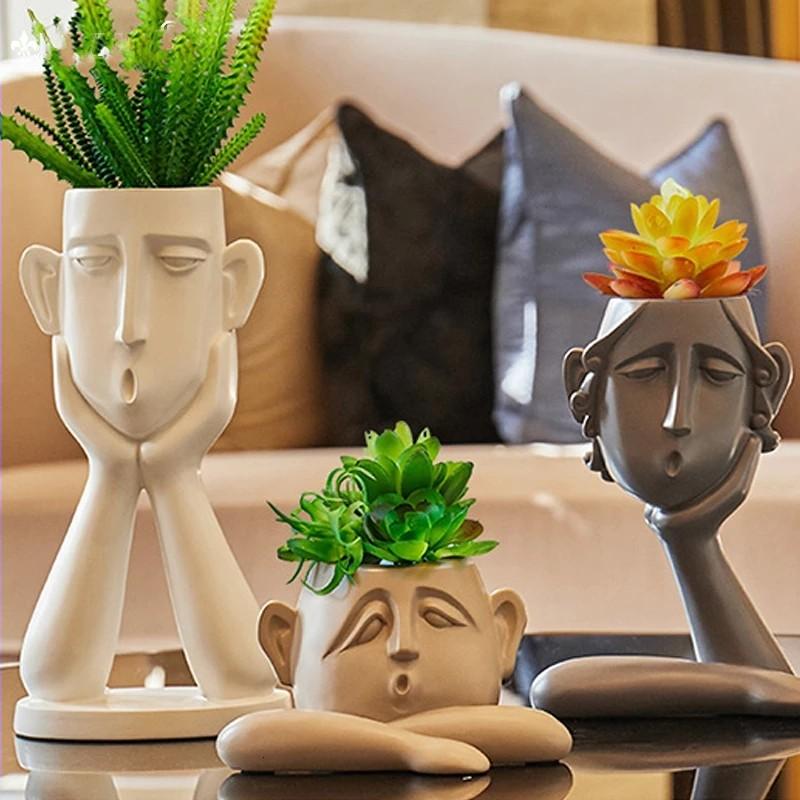 花瓶・フラワースタンド RIPNDIP Lord Nermal Ceramic Planter Lord Nermal Ceramic Planter (White) – RIPNDIP