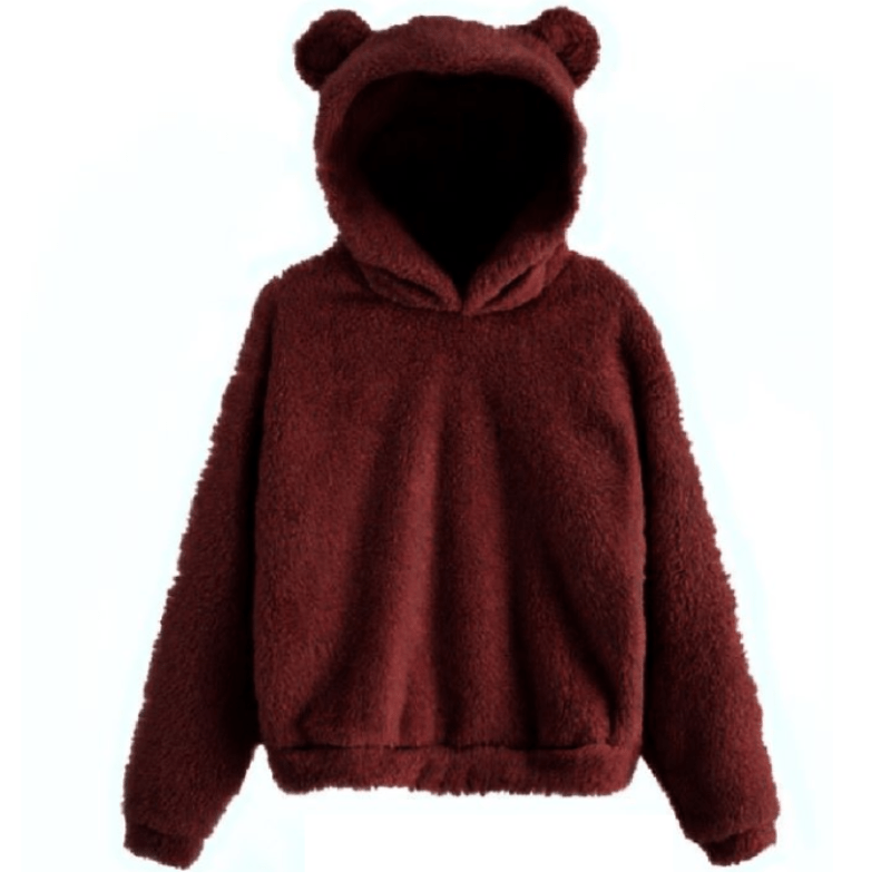 Bear sweatshirt with ears hotsell