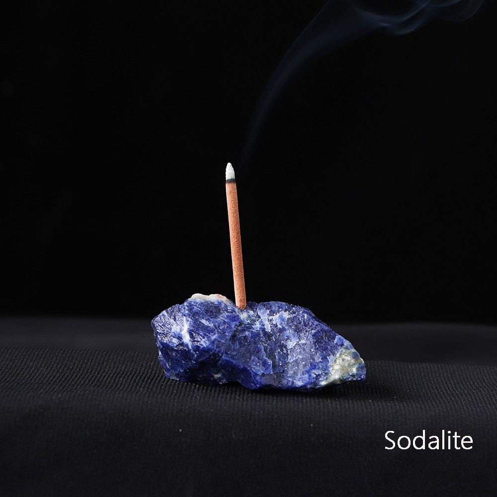 wickedafstore Sodalite Healing Crystals Incense Holders