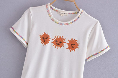 wickedafstore Sol Vintage T-shirt