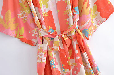 wickedafstore Sophia Boho Robe Kimono