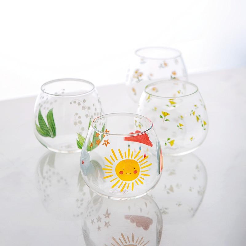 wickedafstore Spring Glass Cup