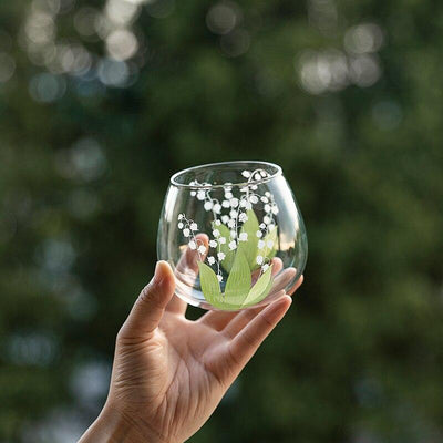 wickedafstore Spring Glass Cup