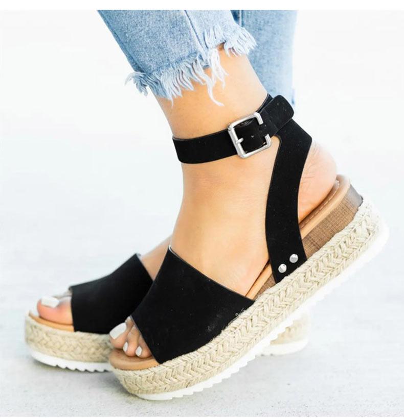 Strap Flatform Espadrille Sandals – wickedafstore