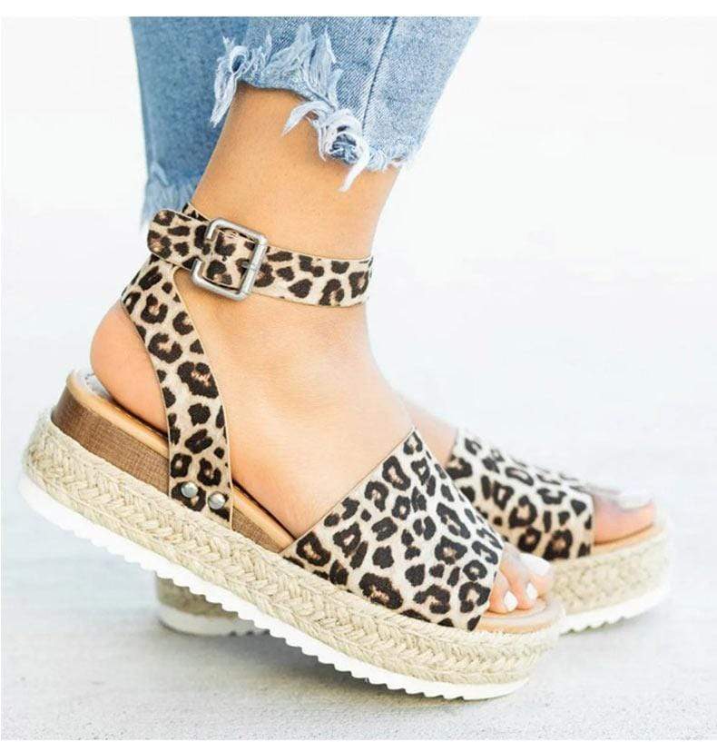Strap Flatform Espadrille Sandals â wickedafstore